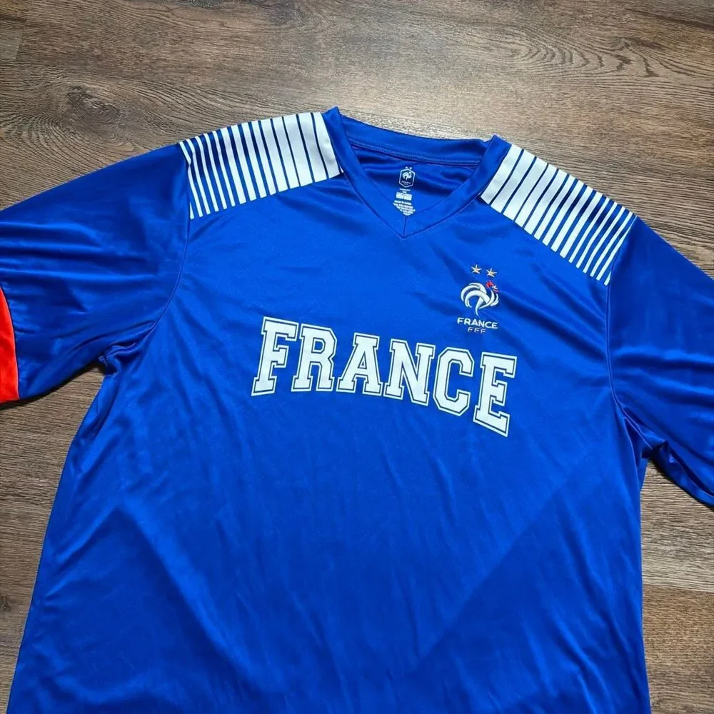 France 2014 World Cup Soccer Jersey Size Men’s XL